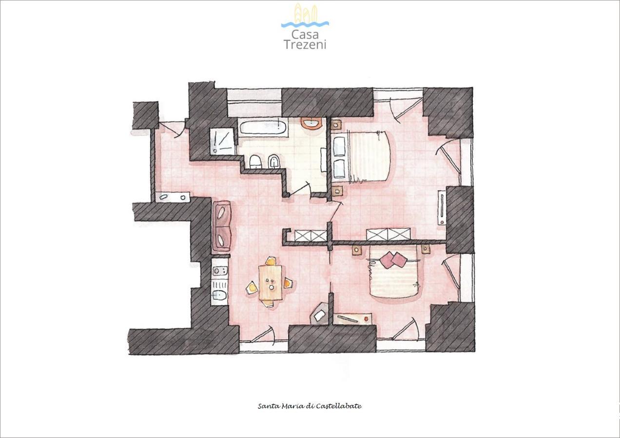 Casa Trezeni Apartman Santa Maria di Castellabate Kültér fotó